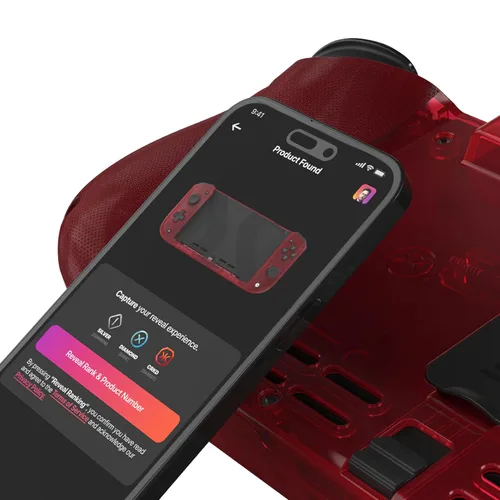 Vista 6 de CRKD Nitro Deck Crystal Collection with Carry Case - Professional Handheld Deck with Zero Stick Drift for Nintendo Switch and Switch OLED