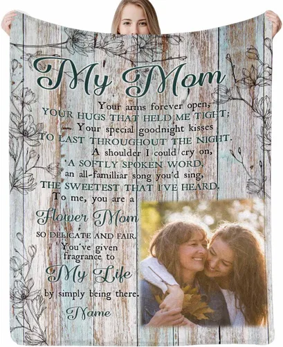 Vista 35 de Manta personalizada con imagen hecha en Estados Unidos, mantas personalizadas con fotos, nombres, manta suave personalizada con imagen personalizada