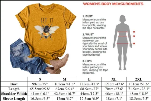 Vista 2 de Camisetas para mujer con cuello en V y bonito estampado casual de verano, Claro