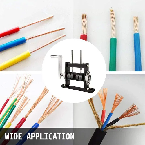 Vista 7 de Taladro eléctrico manual Máquina peladora de cables de doble propósito para reciclaje de chatarra de cobre (1-30mm/0.04"-1.18")