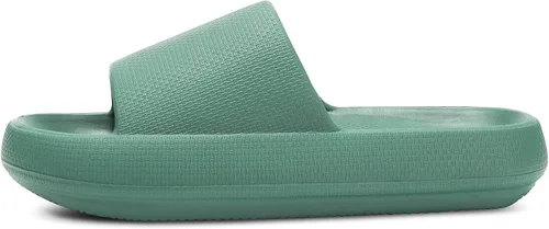 Vista 3 de welltree Sandalias antideslizantes para mujeres y hombres, sandalias antideslizantes para baño y ducha, suela gruesa suave para interiores