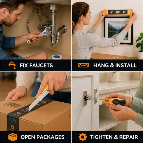 Vista 4 de KOOPOOL Juego de herramientas de 159 piezas (tres capas) For general household and auto repair with storage case and drawer, for homeowners, diy
