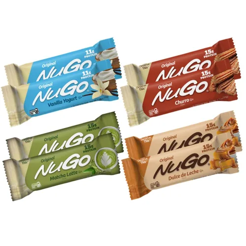 Vista 15 de NuGo Barra de proteínas, café, 0.39 oz de proteína, sin gluten, 15
