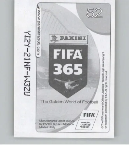 Vista 2 de Pegatinas de Panini FIFA 365 2016-17 #52 Juanfran Atlético Madrid - Adhesivo oficial de álbum de fútbol en estado crudo (NM o mejor)