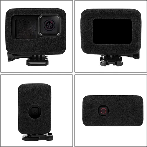 Vista 4 de Taisioner Windslayer - Funda para GoPro Hero 8, carcasa negra, accesorio de reducción de ruido