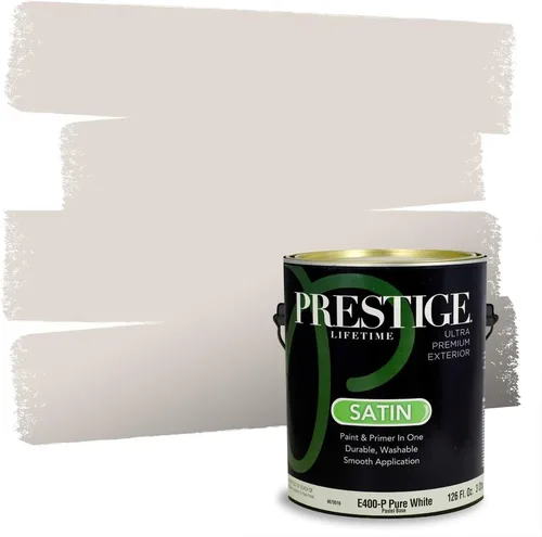Vista 252 de PRESTIGE Pinturas Pintura Exterior e Imprimación en Uno, 1 Galón, Mate, Combinación Comparable de Sherwin Williams* Black Magic* SW6991-PCM