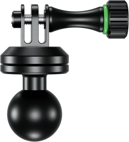 Vista 7 de BRCOVAN - Adaptador de montaje en trípode para cámara de bola de 1 pulgada Compatible with RAM Mounts B Size 1 Inch Ball Double Socket Arm, for