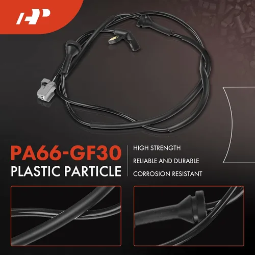 Vista 4 de A-Premium Sensor de velocidad de rueda ABS compatible con modelos Volvo - XC90 2003-2014 - Lado trasero izquierdo del conductor, reemplazo #
