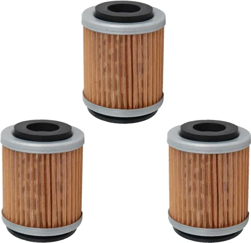 Vista 2 de KN142 - Filtro de aceite compatible con Yamaha YFM350 YFP350 YFM350X Warrior YFM350FW YFM400 Big Bear Wolverine YZ426F YZ250 YZ400F Reemplazar HF142
