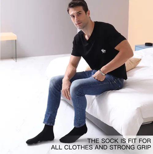 Vista 4 de ZXGXLAW Regalos de cumpleaños para papá, hombres, marido, abuelo, mujeres, idea para el día del padre, Navidad, no estoy durmiendo, calcetines