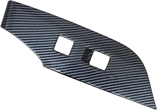 Vista 5 de ruihe 4 piezas de fibra de carbono color coche interior puerta ventana ventana panel cubierta ajuste ajuste para Toyota RAV4 2019 2020 2021 2022