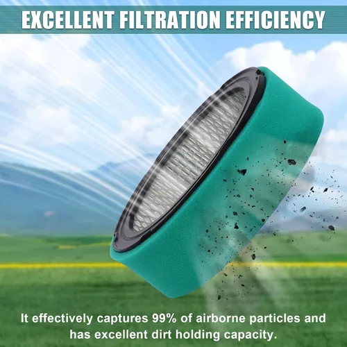 Vista 2 de Podoy 47 083 03 Filtro de Aire del Motor con Prefíltro Compatible con Kohler 47 083 03-S 47 083 03-S1 K361 K582 CH20 CH25 CH18 CV17 - CV23