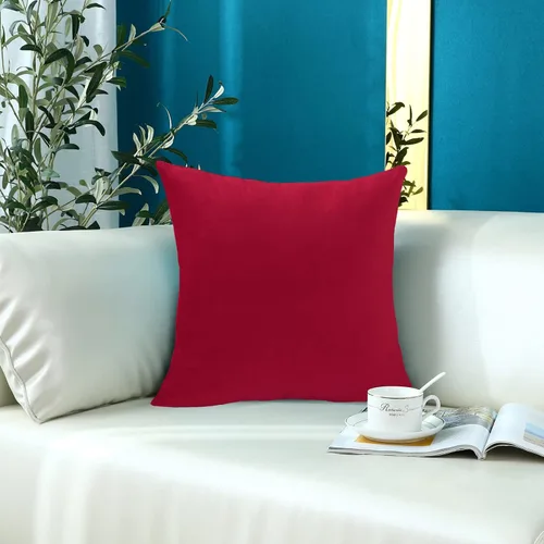 Vista 50 de mixeoo Comfy - Juego de 2 fundas de almohada decorativas de terciopelo grueso sólido y grueso, súper suaves, decoración del hogar para sofá, sala