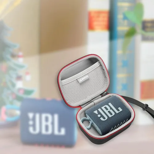 Vista 7 de RLSOCO Funda de transporte para JBL GO 4/GO 3/GO 3 Eco/GO 2 Altavoz Bluetooth portátil (solo funda)