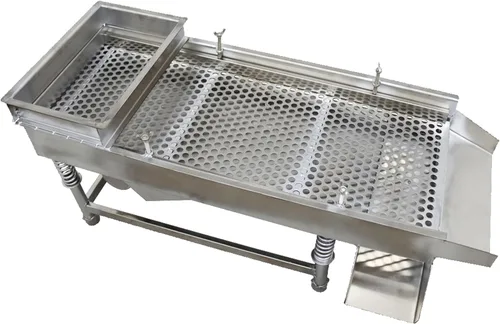 Vista 13 de TECHTONGDA Máquina de tamiz lineal eléctrica de tamiz vibratorio recto Máquina de tamiz de acero inoxidable de una capa un motor 0.020 in