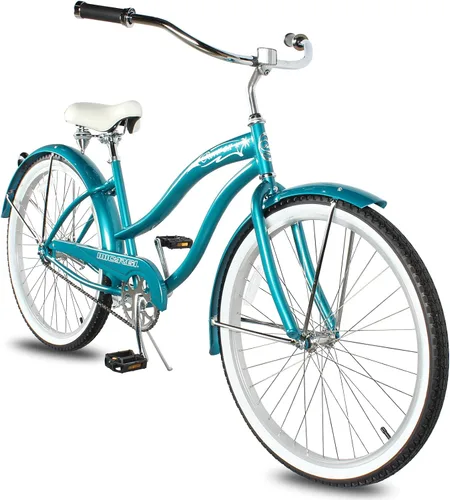 Vista 3 de MICARGI Frenos retro de 26" para bicicleta de playa Cruiser para mujer