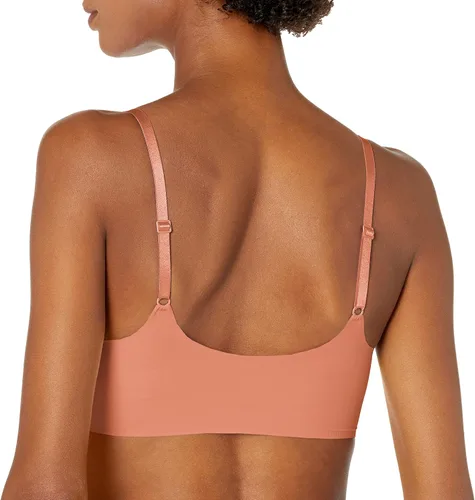 Vista 2 de Calvin Klein - Bralette Invisibles cómodo, ajustable, sin costuras, con tirantes delgados, para mujer