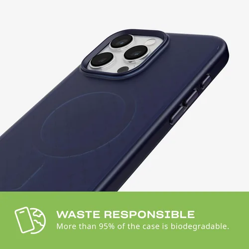 Vista 7 de Tech21 Evo Check - Funda para iPhone 15 Pro Max, compatible con MagSafe, funda de protección contra impactos, color azul medianoche