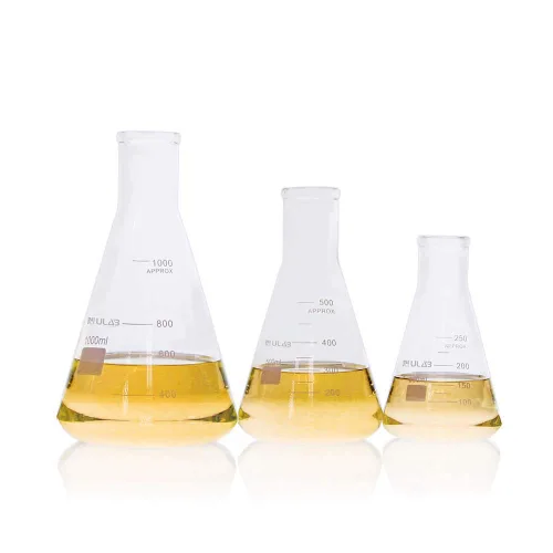 Vista 7 de ULAB Erlenmeyer - Juego de frasco de vidrio de boca estrecha, 34 onzas, 33.8 fl oz, borosilicato 3.3 con graduación impresa, paquete de 2, UEF1027