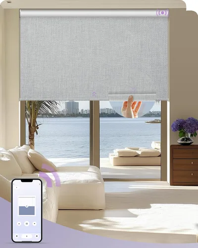 Vista 16 de Graywind Persianas motorizadas con sistema de resorte, persianas manumáticas opacas personalizadas, control por aplicación, persianas automáticas
