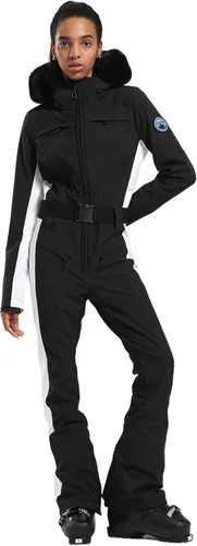 Vista 109 de GSOU SNOW Traje de esquí para mujer, traje de nieve de una pieza, para snowboard, delgado, aislante, impermeable, resistente al viento