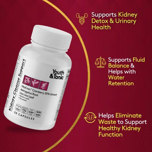 Vista 3 de Youth & Tonic CandEase Matrix Pills & Kidney Cleanse Paquete de 2 unidades Apoya la limpieza corporal y mantiene la salud del tracto urinario