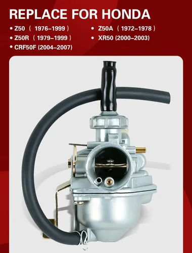Vista 3 de Repuesto de carburador CRF50 para Honda Crf50 Xr50 Z50 Crf Xr 50 Z50R 2004-2009 Stock Carb