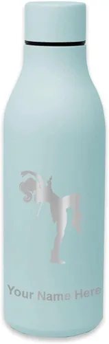 Vista 12 de LaserGram Botella de agua de acero inoxidable de doble pared, Majorette, grabado personalizado incluido
