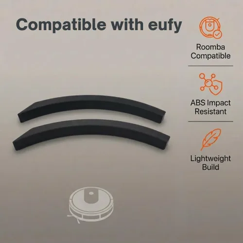 Vista 5 de Extensor de parachoques ajustador de altura para aspiradora Roomba Eufy, 2 piezas fabricadas con material duradero y fácil de instalar, evita que