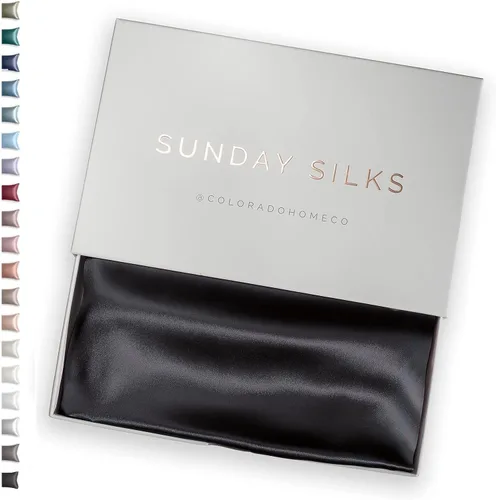 Vista 11 de FUNDA DE ALMOHADA DE SEDA DE MORERA 100% SUNDAYSILKS™, Fundas de almohada de seda para cabello y piel, Superior a la funda de almohada de satén