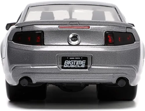 Vista 5 de Jada Toys Big Time Muscle 1:24 2010 Ford Mustang GT - Coche fundido a presión, juguetes para niños y adultos