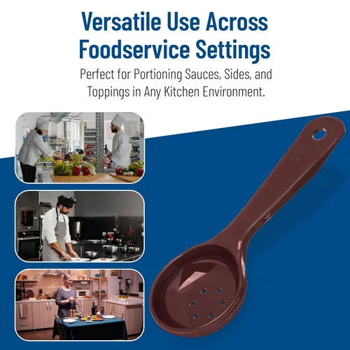Vista 7 de Carlisle FoodService Products 496101 Cuchara sólida de control de porciones de mango corto 1.5 oz