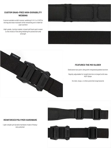 Vista 3 de Magpul MS1 - Eslinga acolchada de dos puntos de ajuste rápido