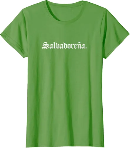 Vista 51 de Camiseta Salvadoreña Mujer, Negro