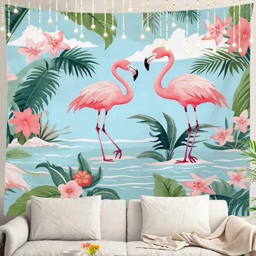 Vista 79 de Shrahala Peaceful Retreat Charming Abode Tapestry, Verdant Landscape Water Wall Hanging Hd Print Polyester Backdrop For Dorm Room Bedroom 30 X 40 In