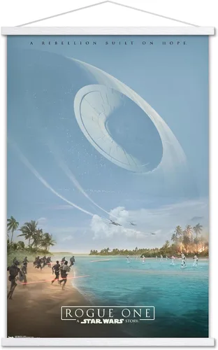 Vista 20 de Trends International Star Wars: Rogue One - Teaser Wall Poster, 14.725" x 22.375", Barnwood Framed Version