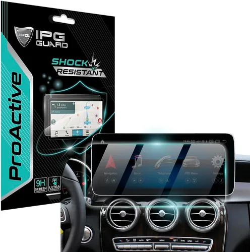 Vista 12 de IPG Para MERCEDES BENZ Command Touchpad Controller Protector de hidrogel Invisible Ultra HD Película transparente anti arañazos