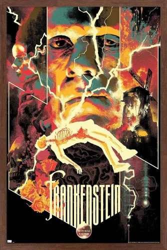 Vista 15 de Trends International Frankenstein - Póster de collage de pared, 22.375 x 34 pulgadas, versión premium sin marco