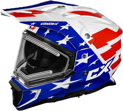 Vista 3 de Castle X CX200 Dual Sport - Casco eléctrico para nieve (negro mate, XS)