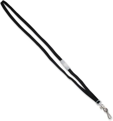 Vista 4 de Advantus 75403 Cordones de seguridad de lujo, estilo clip, 36 pulgadas de largo, negro, 24/caja