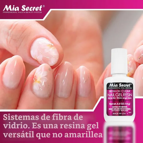 Vista 8 de Mia Secret Resina de gel transparente con brocha