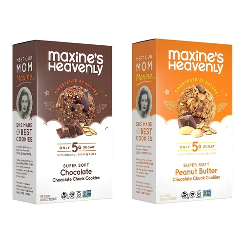 Vista 16 de Maxine's Heavenly Galletas de avena y pasas de canela, sin gluten, hechas con avena, endulzadas con azúcar de coco y dátiles Sabroso postre vegano