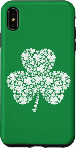 Vista 11 de Funda verde vintage con trébol relleno de trébol para iPhone 16