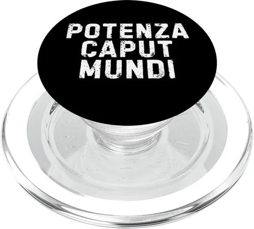 Vista 7 de Potenza Caput Mundi Città Simpatica Uomo Donna Bambino PopSockets Adhesive PopGrip