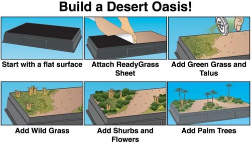 Vista 4 de Scene-A-Rama Desert Oasis Diorama Kit