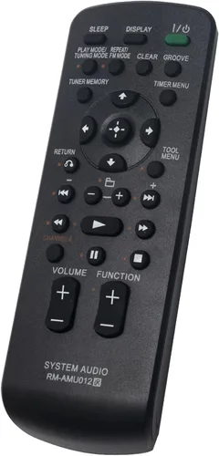 Vista 3 de Allimity RM-AMU012 RMAMU012 Control remoto de repuesto compatible con Sony Mini HiFi Component System LBT-DJ2I HCD-DJ2I SS-WG2I SS-DJ2I SA-WG2I