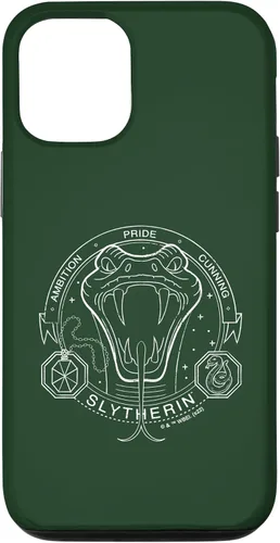 Vista 26 de iPhone 16 Harry Potter Slytherin Line Art Snake Symbol Case
