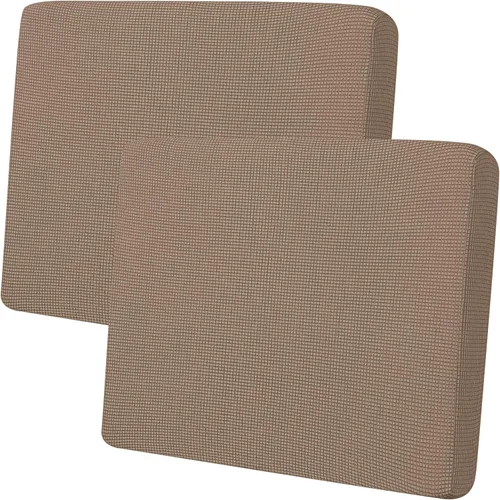 Vista 142 de Easy-Going - Funda de cojín elástica individual para sofá biplaza, sillón, funda de cojín protectora, suave, flexible con parte inferior elástica