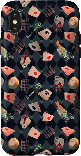 Vista 5 de Funda de regalo para iPhone 16 con diseño de cuento de hadas de Alicia en el país de las maravillas