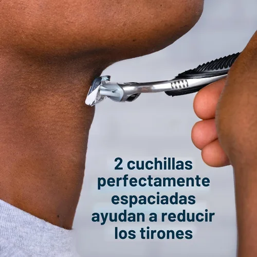 Vista 6 de Gillette SkinGuard - Cuchillas de afeitar para hombre, 4 recambios de cuchillas